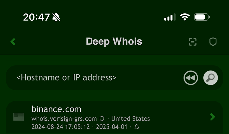 Privacy Shield: Secure Whois Lookup on iOS (Shield Button)